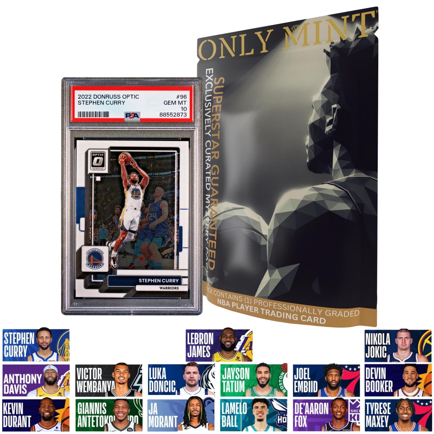 ONLY Top 15 NBA Superstars Graded MINT (Grade 8-10)