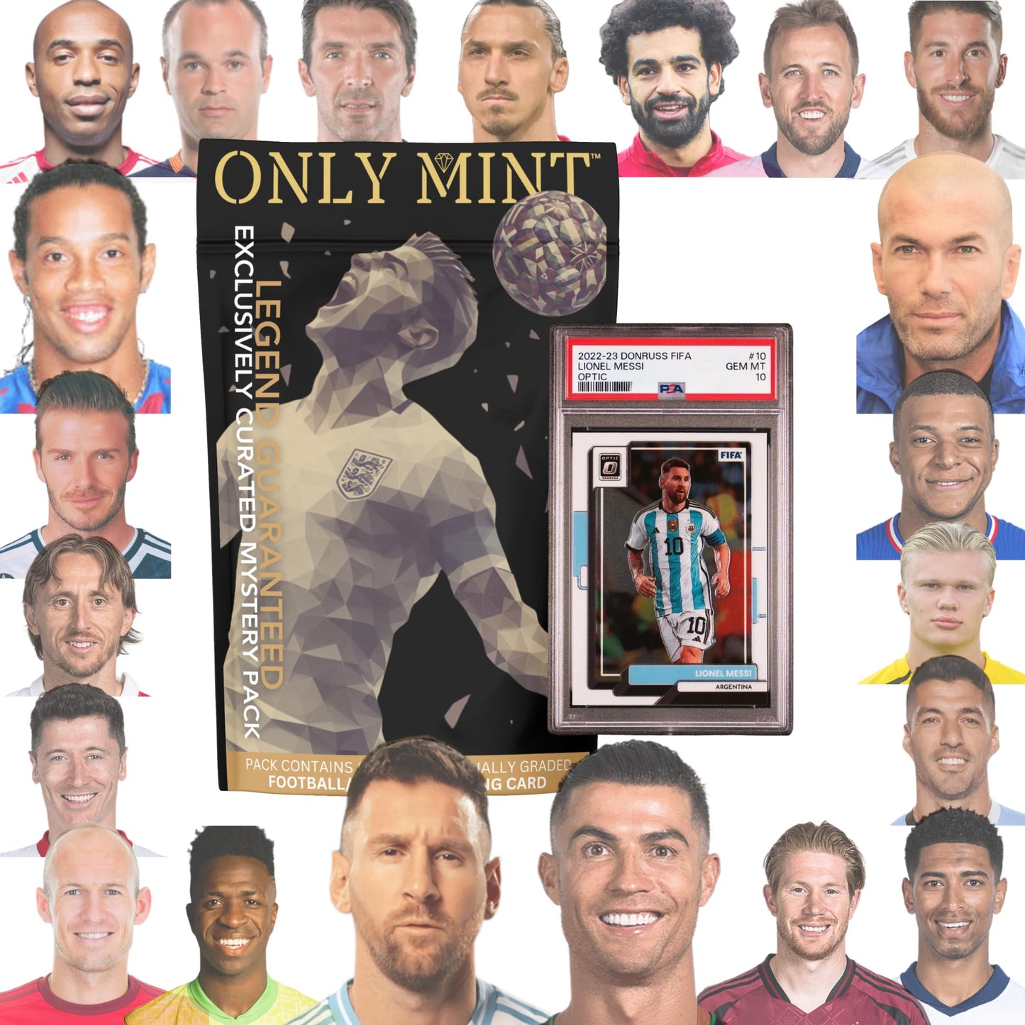 ONLY Soccer Legend or Superstar Graded MINT (Grade 8-10)