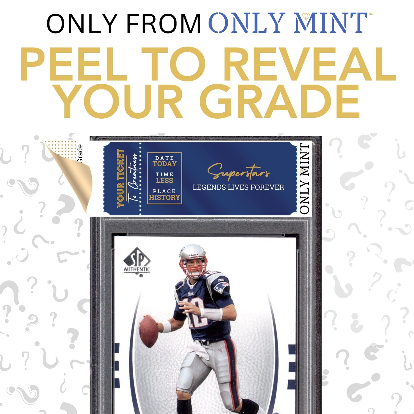 ONLY Quarterbacks Legend or Superstar Graded MINT (Grade 8-10)