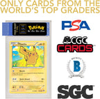 Ultimate Guaranteed One 8-10 Mint Grade Pokémon Card | Graded Trading Card Mystery Contents: (1) Graded Card in Each Pack TCG Game Card Graded by PSA CGC SGC Blind Bag Booster Official Card