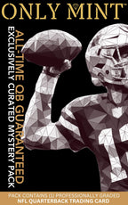 Ultimate Quarterback Guaranteed NFL Card All-Time Legend or Superstar Graded 8-10 Mint Football Card | Top QB in Each Mystery Pack | Grades by PSA BGS SGC CGC | Blind Bag Contains 1 NFL Card