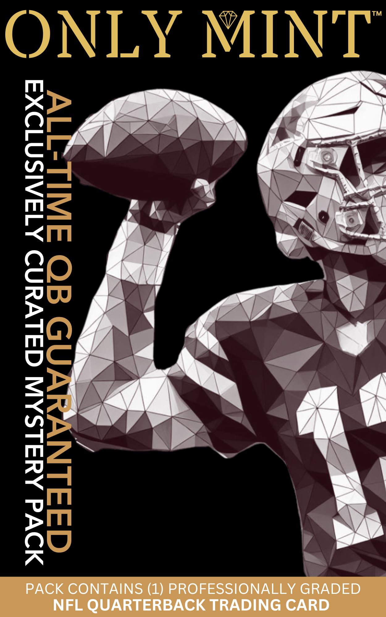 Ultimate Quarterback Guaranteed NFL Card All-Time Legend or Superstar Graded 8-10 Mint Football Card | Top QB in Each Mystery Pack | Grades by PSA BGS SGC CGC | Blind Bag Contains 1 NFL Card
