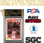 Ultimate Guaranteed Graded Mint 8-10 Michael Jordan Graded Card Mystery Booster Pack 8-10 Air Jordan in Every Pack | Basketball Card Grade by PSA BGS SGC CSG | Blind Bag Contains 1 Graded MJ