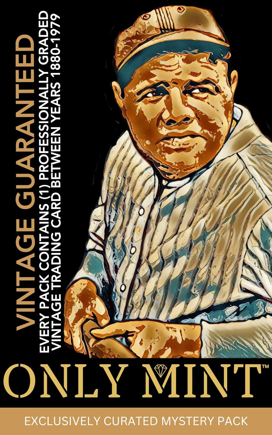 Graded Vintage Sports Card Guaranteed (Years 1880-1979) | 1 Mystery Card Per Pack | Graded by PSA BGS SGC CSG | includes MLB Baseball Cards, NBA Basketball Cards, NFL Football Cards & More