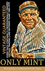 Graded Vintage Sports Card Guaranteed (Years 1880-1979) | 1 Mystery Card Per Pack | Graded by PSA BGS SGC CSG | includes MLB Baseball Cards, NBA Basketball Cards, NFL Football Cards & More
