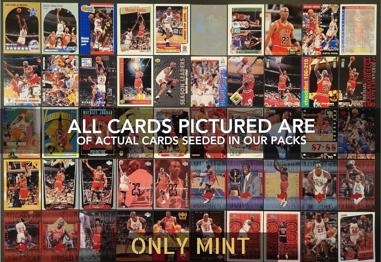 Ultimate Guaranteed Graded Mint 8-10 Michael Jordan Graded Card Mystery Booster Pack 8-10 Air Jordan in Every Pack | Basketball Card Grade by PSA BGS SGC CSG | Blind Bag Contains 1 Graded MJ