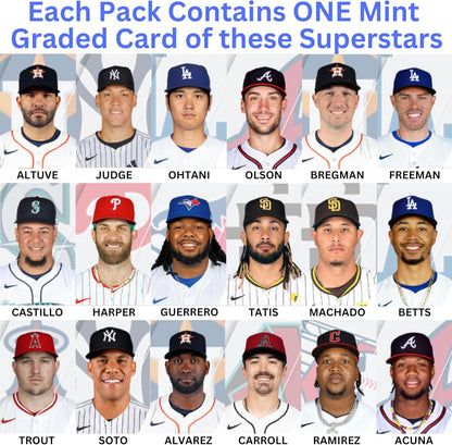 ONLY MLB Superstar Graded MINT (Grade 8-10)