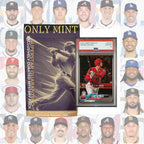 Ultimate Graded Top 15 MLB Superstar Guaranteed Mint 8-10 Card Grade | Only 2024 Top Stars in Each Mystery Booster Pack | Baseball Cards Graded by PSA BGS SGC CSG | Contains 1 MLB Card