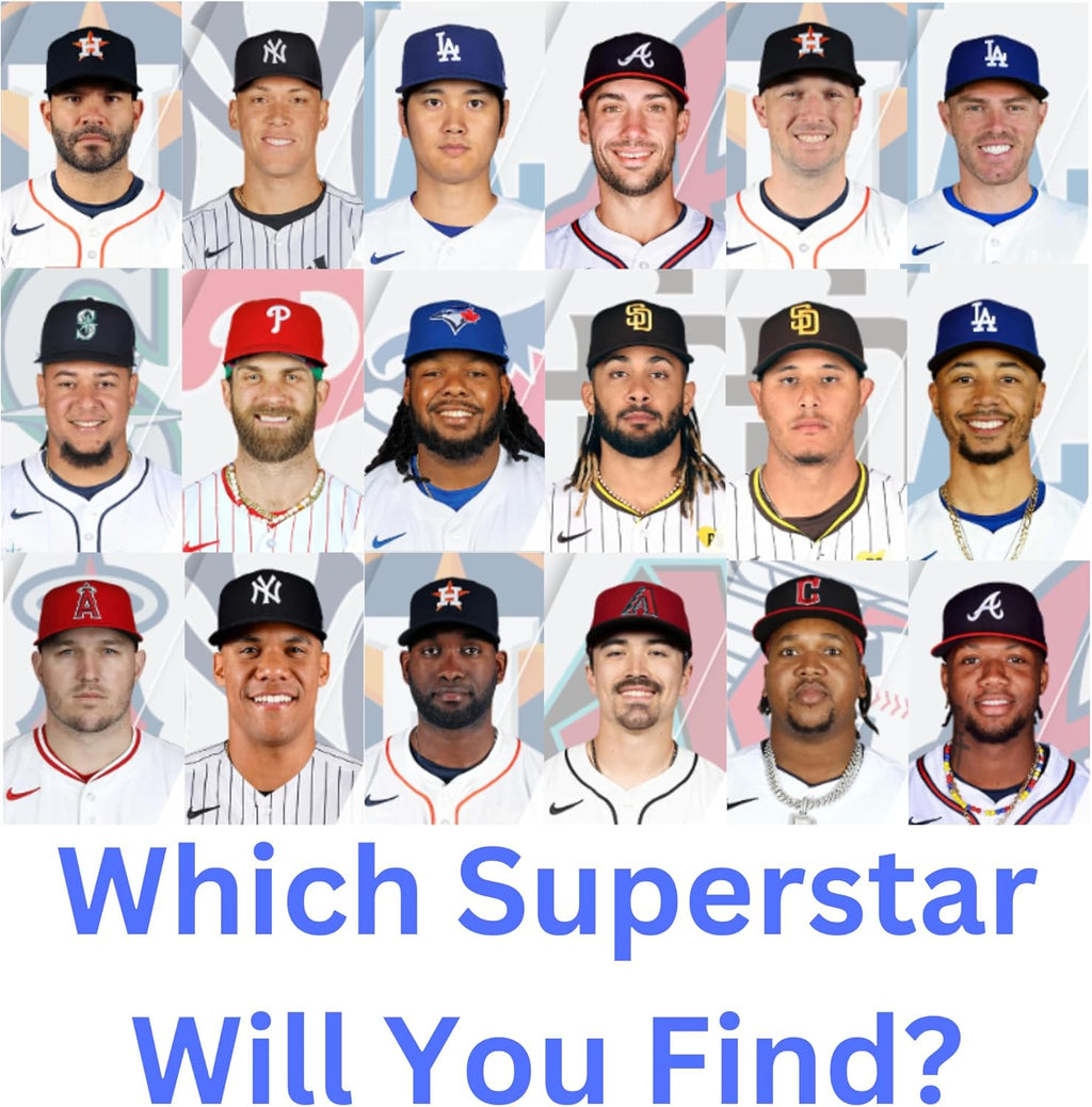 Ultimate Graded Top 15 MLB Superstar Guaranteed Mint 8-10 Card Grade | Only 2024 Top Stars in Each Mystery Booster Pack | Baseball Cards Graded by PSA BGS SGC CSG | Contains 1 MLB Card